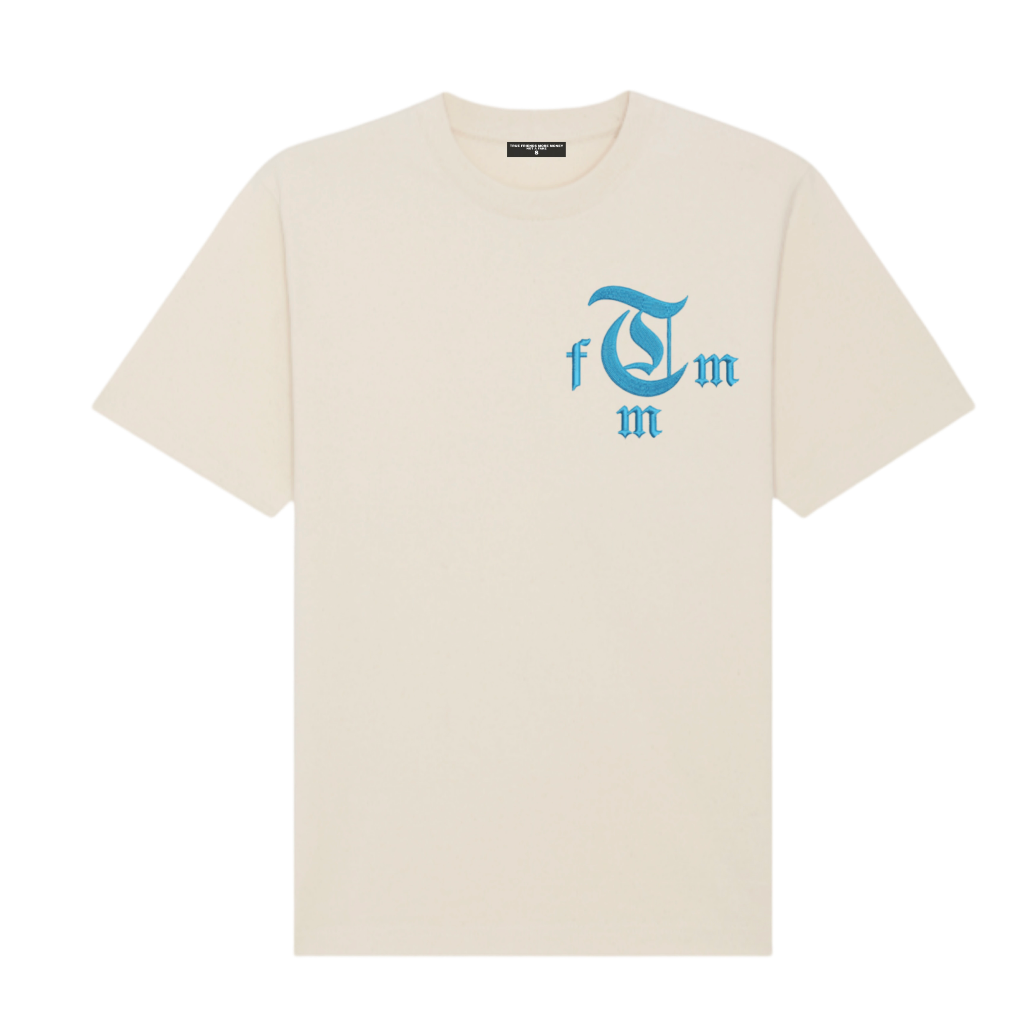 Natural Raw T-shirt Logo Embroidery