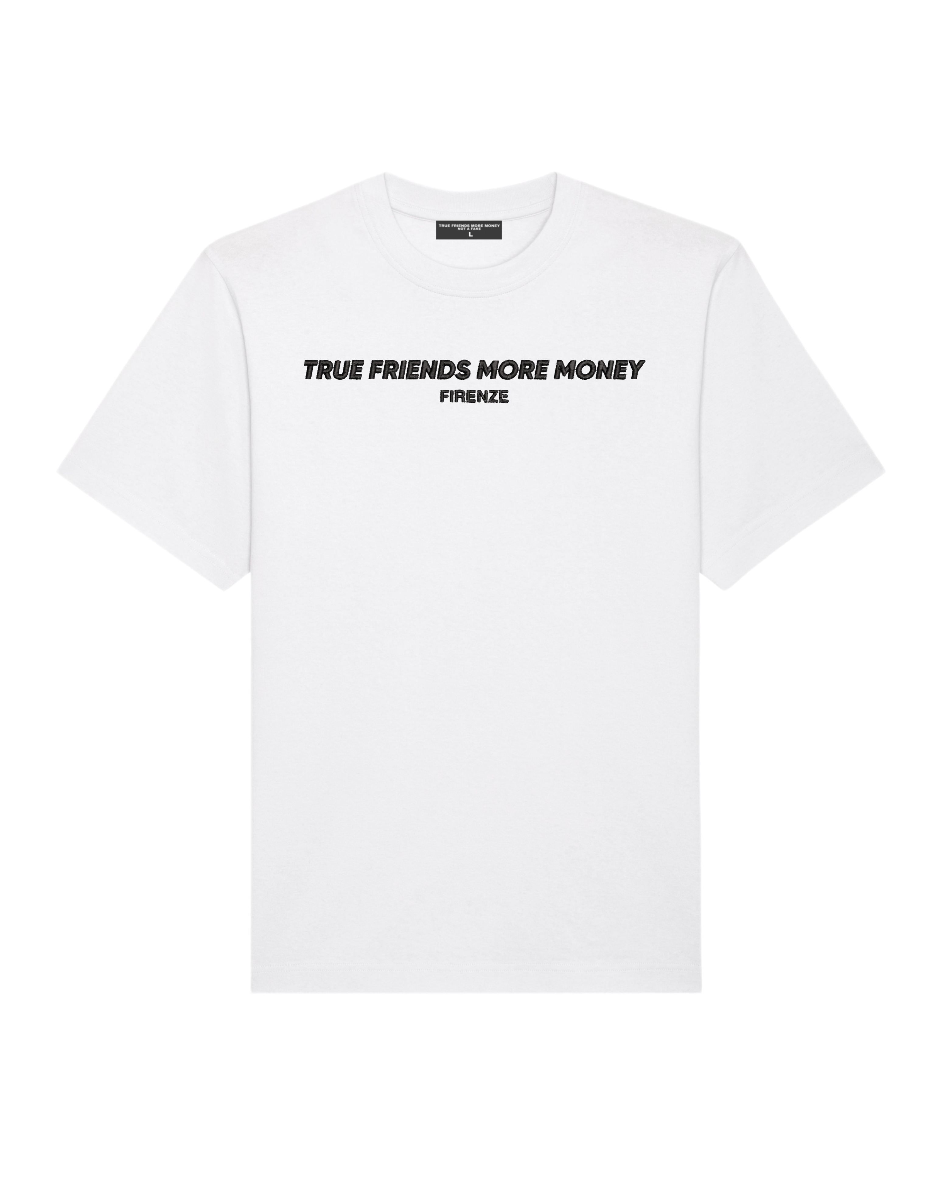 White T-shirt Embroidery